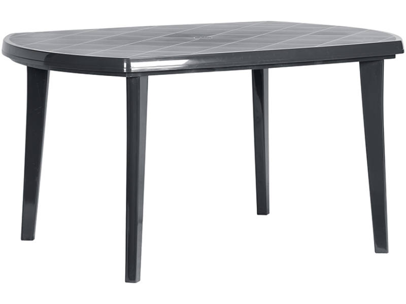 Elise m�anyag kerti asztal grafit sz�rke